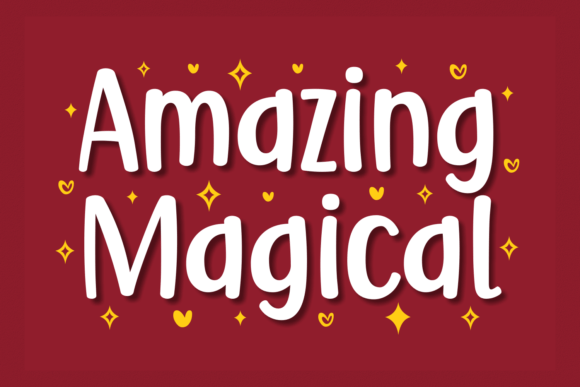 Amazing Magical: A Cute Handwritten Font for Editorial Design and Creative Publishing