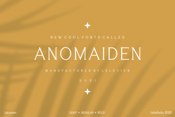 Anomaiden: A Stylish Serif Font for Modern Web Design