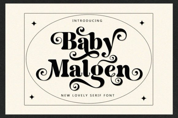 Baby Malgen: A Luxurious Serif Font for Modern Brand Campaigns