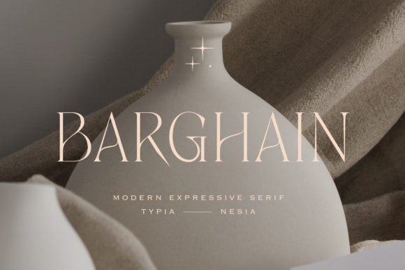 Barghain: A Feminine Serif Font for Elegant Web Branding