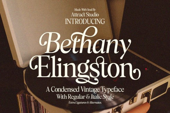 Bethany Elingston: A Stylish Serif Font for Digital Marketing and Brand Design