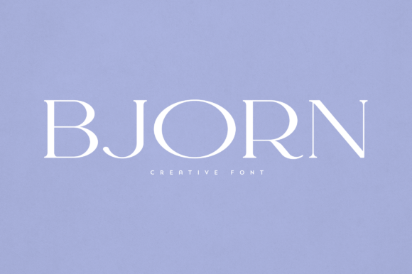 Bjorn: An Elegant Serif Font for Unique Branding and Typography