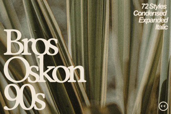 Bros Oskon 90s: A Serif Font That Elevates Modern Web Design
