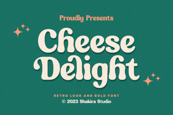 Cheese Delight: A Retro Serif Font That Elevates Handmade Branding and Product Design