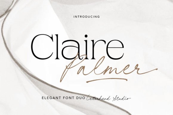 Claire Palmer Font Duo: Elevating Editorial Design with Elegance