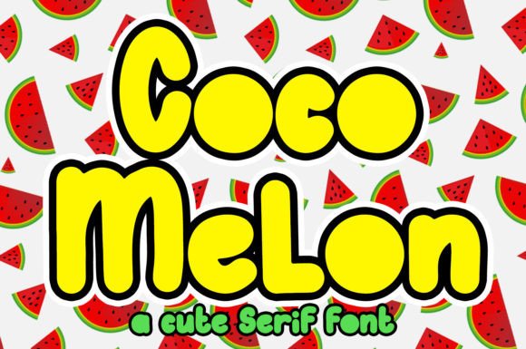 Cocomelon: A Bold Serif Font for Impactful Editorial Design