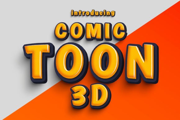 Comic Toon 3D: A Color Font That Adds Drama and Style to Small Business Branding
