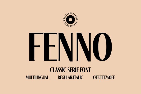 Fenno: A Chic Serif Font for Elegant Web Design Projects