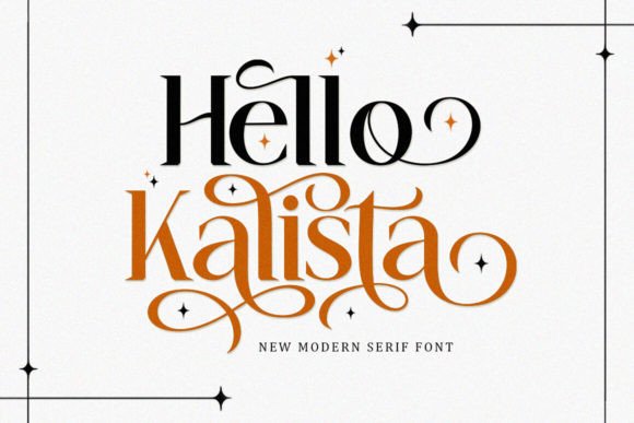 Hello Kalista: A Versatile Serif Font for Elegant Web Design
