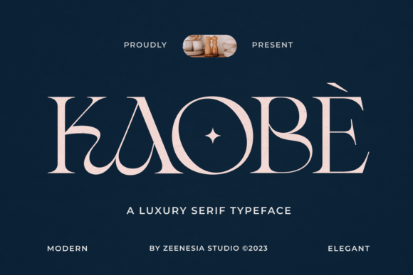 Kaobe: A Luxury Serif Font for Modern Branding Projects