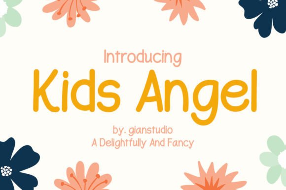 Kids Angel Font: A Handwritten Touch for Creative Publications