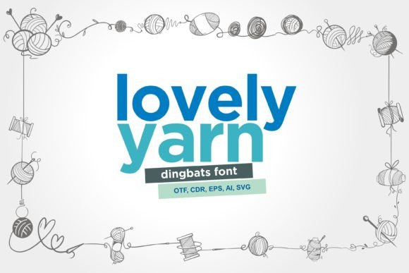 Lovely Yarn: A Playful Dingbat Font for Creative Web Design Projects