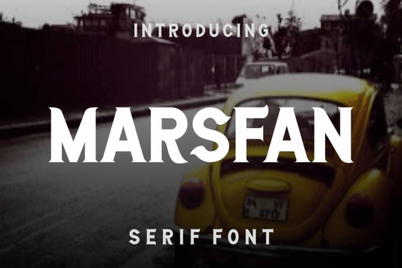 Marsfan: A Stylish Serif Font for Modern Editorial Design