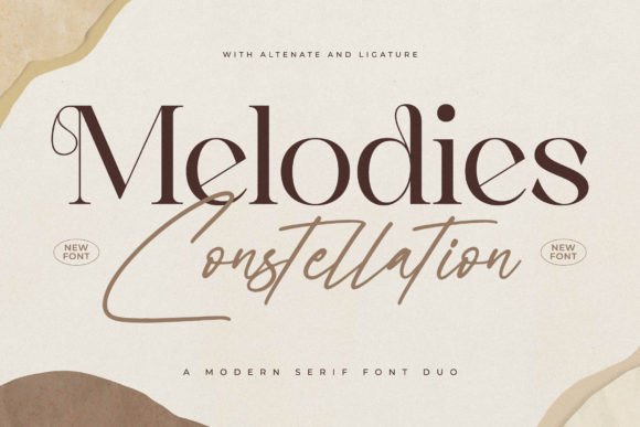 Melodies Constellation Font Duo for Elegant Web Typography