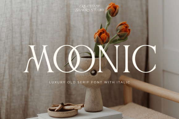 Moonic: A Luxury Serif Font for Elegant Web Design