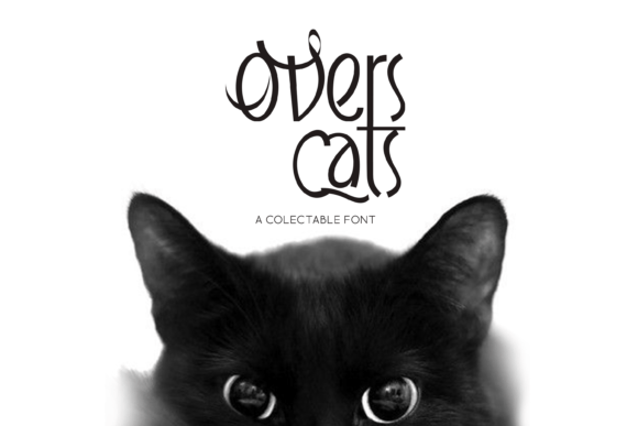 Overscats: A Flowing Handwritten Font for Elegant Editorial Design