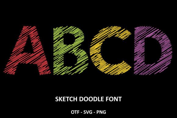 Sketch Doodles: A Handwritten Font for Modern Marketing Visuals