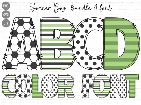 Soccer Boy: A Playful Color Font for Kids’ Sports Campaigns