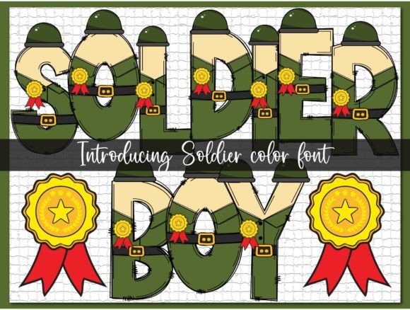 Soldier Boy: A Bold Color Font for Modern Web Design Projects