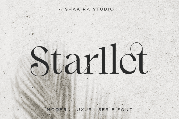 Starllet: A Luxury Serif Font for Elegant Web Design