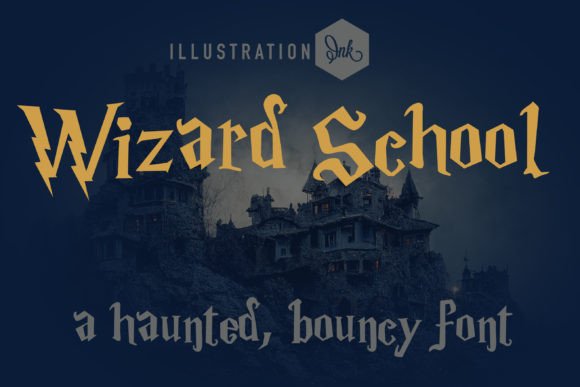 Wizard School: A Magical Serif Font for Creative Projects