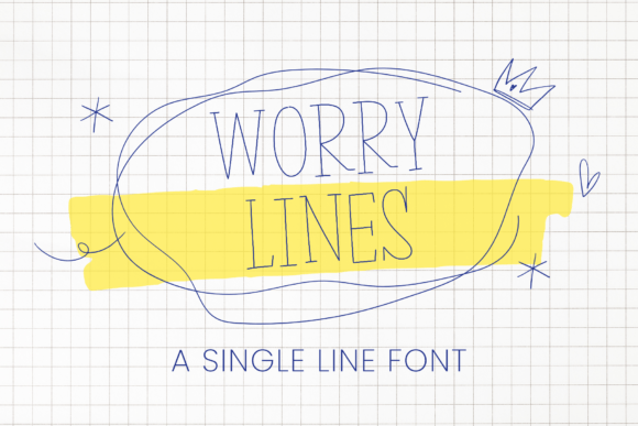 Worry Line Font: A Minimal Serif Typeface for Business Branding